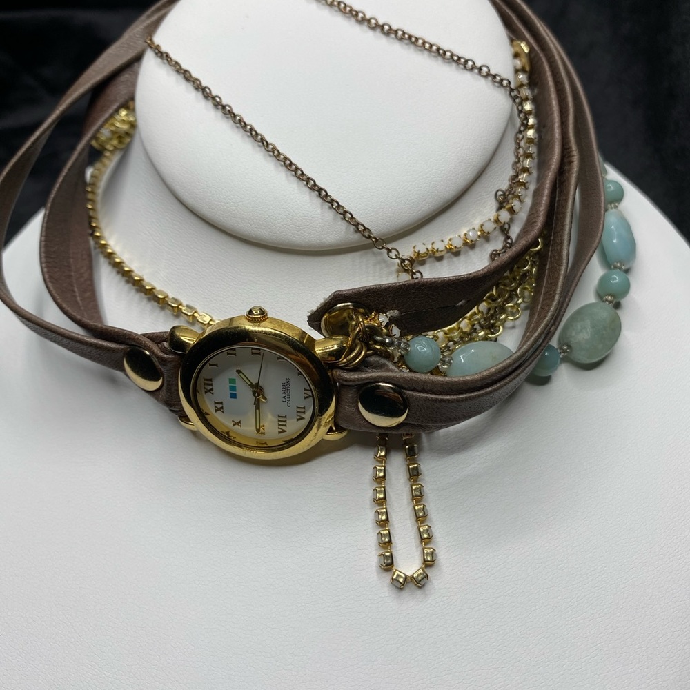 La Mer Vintage Rap Around Watch Excellent Conditi… - image 5